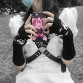 Harajuku Style Skull Arm Warmers